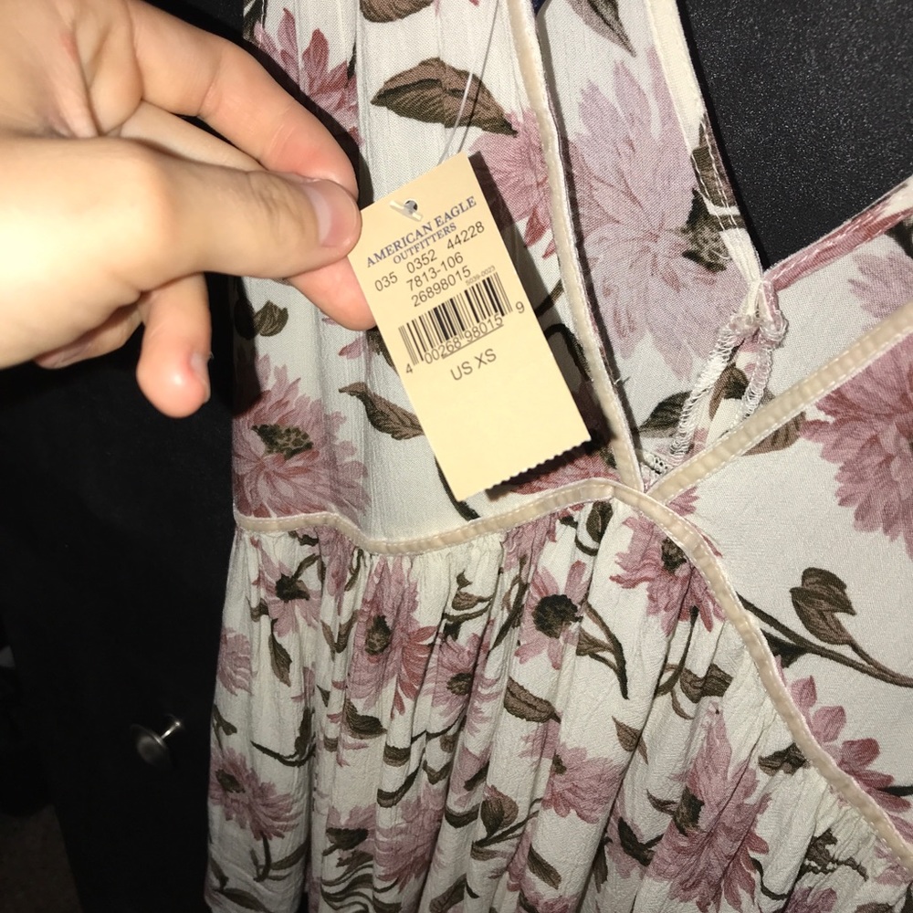 A&E floral tank top